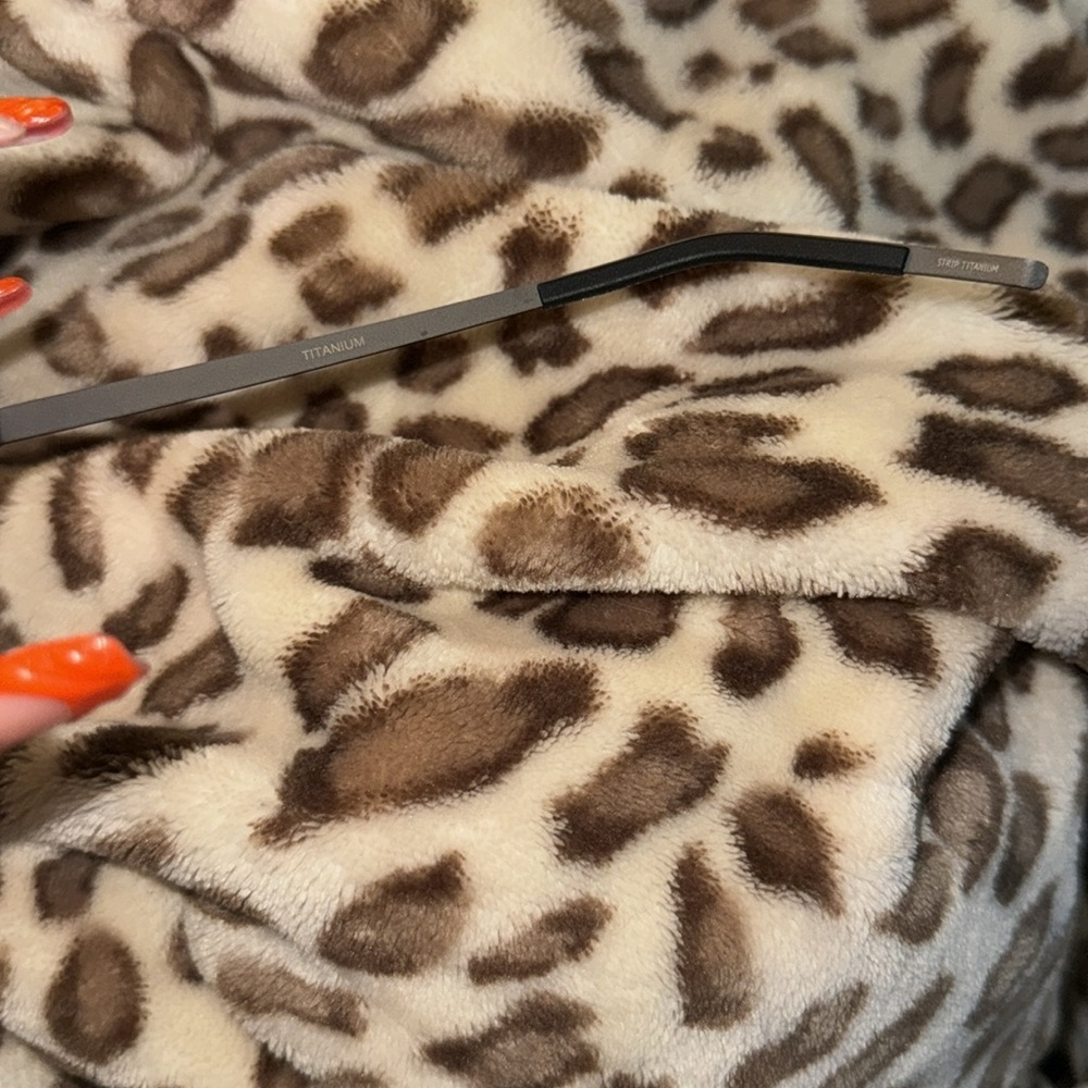 Aimee Unisex Full Rim Square Titanium Acetate Eyeglasses 1228 - Picture 5 of 6